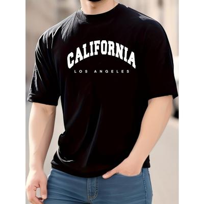 Tallas Europeas Camisetas Casuales Modernas con Estampado Gráfico de Alfabetos Cómodas Cuello Redondo Manga Corta, Tops de Verano