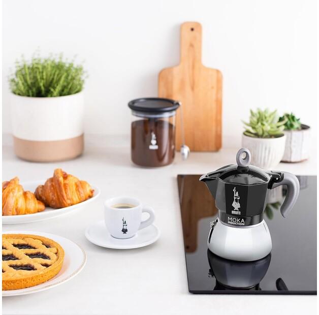 Кофеварка Bialetti Moka, 6 чашек черный (0006936)