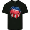 USA Sexy Lippen Amerika Kinder T-shirt Kinderen