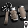 Zinc Alloy Leather Auto Shell Fob For Kia Optima Sorento Niro Soul Car Key Cover Case Holder For Kia KX3 KX5 K3S RIO Ceed Cerato