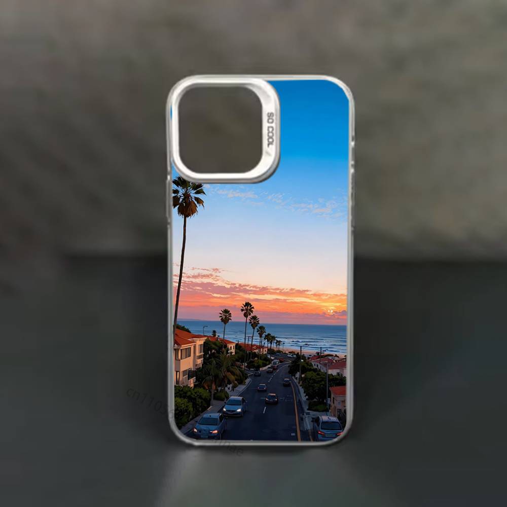 

Travel Los Angeles California phone Case for iPhone 17 11 12 Pro Max Plus Mini Air SE 16e 14 15 16 13 Soft Shell iPhone12PRO