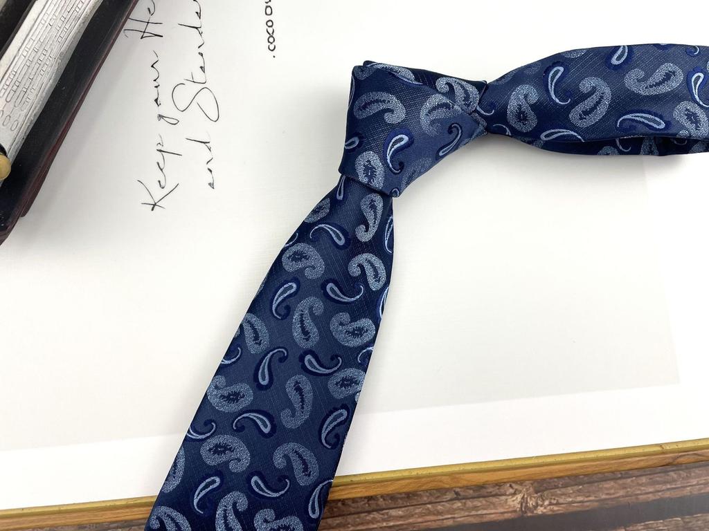 Men'S Retro Tie Dark Red Pattern British 8Cm High-End Formal Dress Casual, Professional Business Striped Wedding Tide