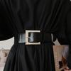 Pu Modern Black Womens Waist Belt For Summer Fashion Ideal For Dresses And Blouses