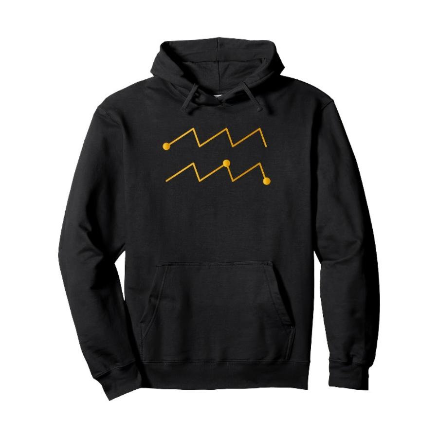 Casual Graphic Print Polyester Hoodie Comfortable Versatile Wrinkle Resistant S чёрный