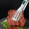 7912Inch Stainless Steel Food Clip Non Slip Bbq Tongs Silicone Non-Slip Handle Meat Salad Bread Clip Home Kitchen Baking Tool