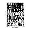 1.5 Inch Vinyl Letter Stickers Self Adhesive for Scrapbooking Card Making Party Decor Craft Supplies