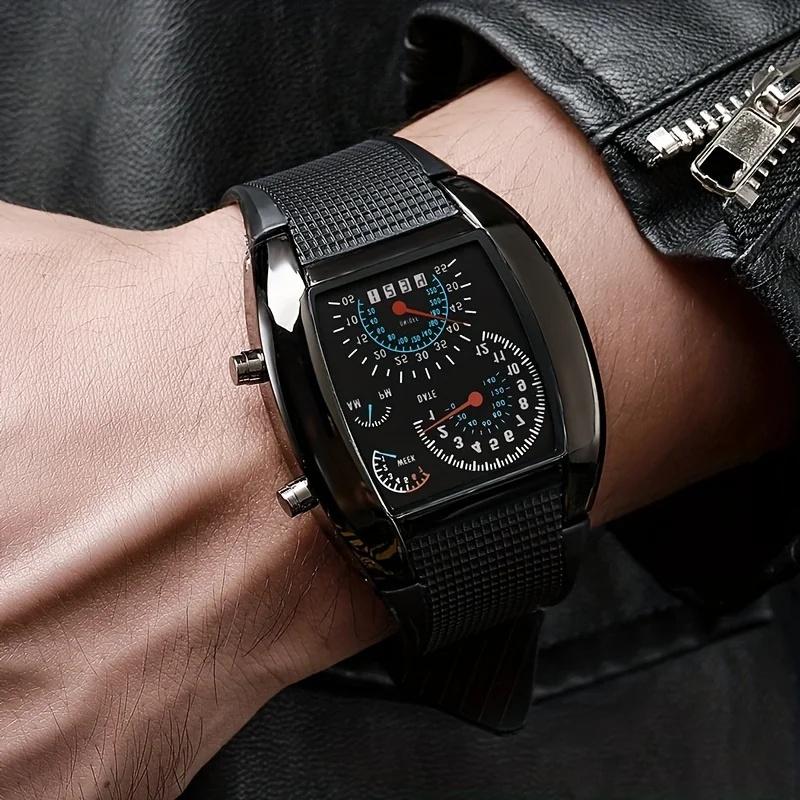 Fashion Car Design Binary Watch Men Led Digital Watches Multi-function Electronic Wristwatches Men Erkek Kol Saati Reloj Hombre