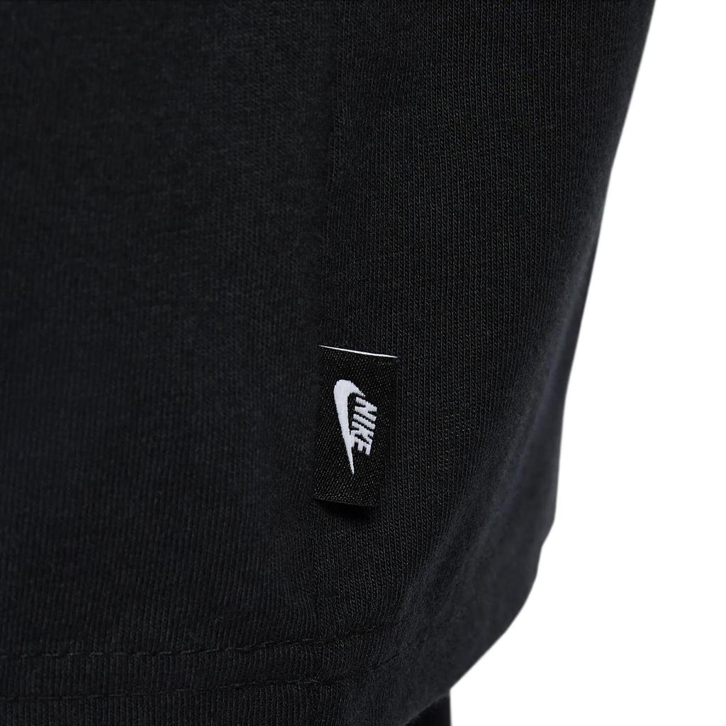 Nike Sportswear Breathable Pocket Soft Comfortable Durable Short Sleeve T-Shirt Men Tops Black HJ0575010