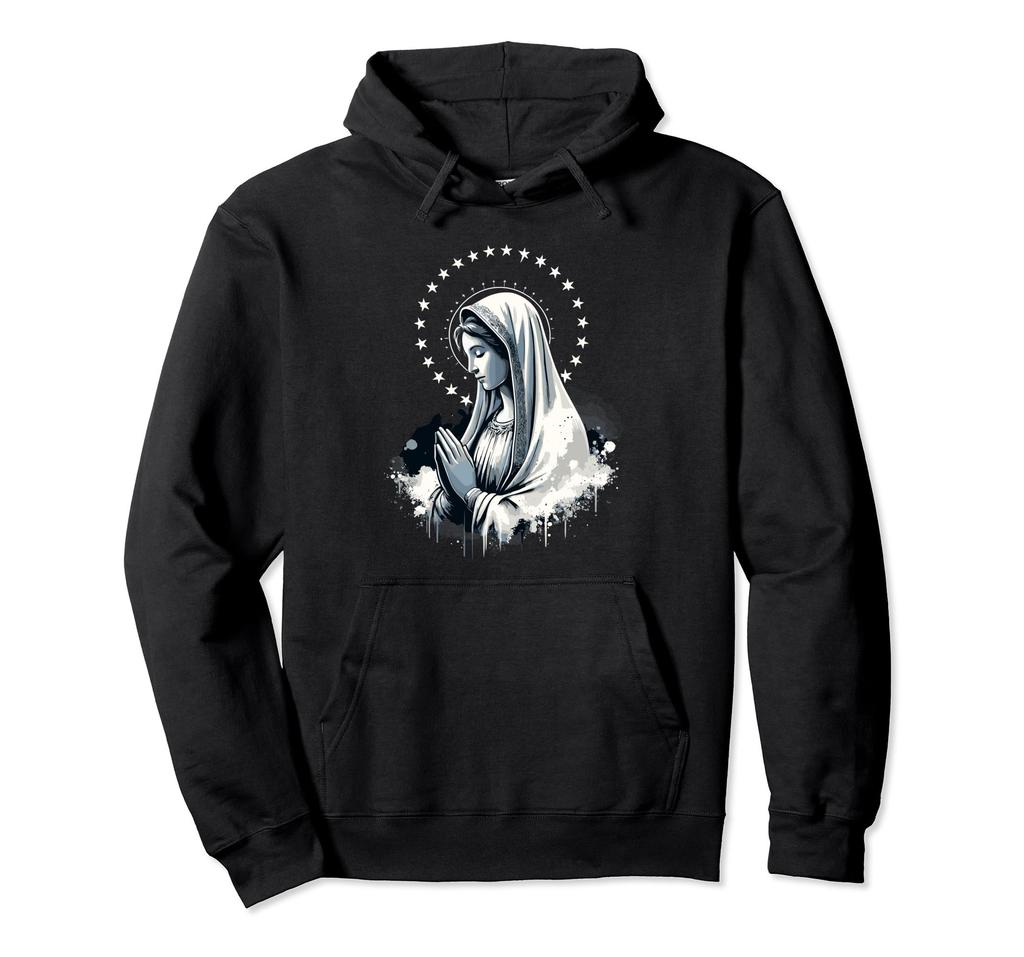 Our Lady of Lourdes Powerful Symbol Mother Mary Hoodie