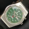 AUTOMATIC VINTAGE RICOH R31 JAPAN MENS GREEN COLOR DIAL WATCH A705154-1