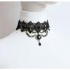 Gothic Black Lace Choker Necklace Halloween Collar Choker Steampunk Party Jewelry