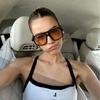 Retro Square Aviator Sunglasses for Women - High-End, Trendy, Face-Slimming Style