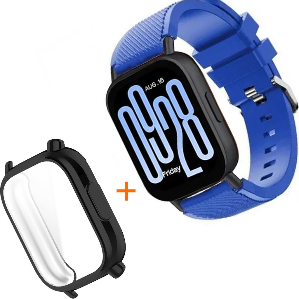 Silicone Strap With TPU Case For Xiaomi Redmi Watch 5 Active Lite Smart Watch Wrist Band And Case For Redmi Watch 5 Active Lite