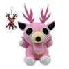 99 Nights in the Forest Plush Toy, Deer Keychain, Fluffy, Survive for 99 Days, Horror Game Merchandise, Sewn-in Doll, Cute, Soft, Portable, Kids'