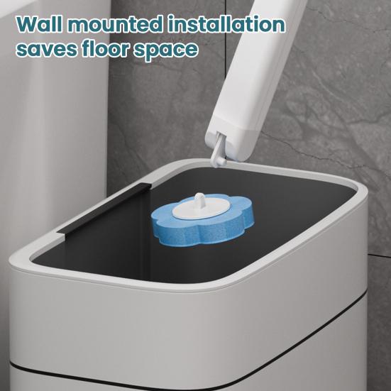 Jednorázová toaletní štětka Prodloužená rukojeť Silná čisticí tyč Třívrstvá struktura Čistič koupelny vany toalety