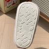 2025 new cute cotton slippers winter less heart autumn fluffy slippers home floor non-slip shoes
