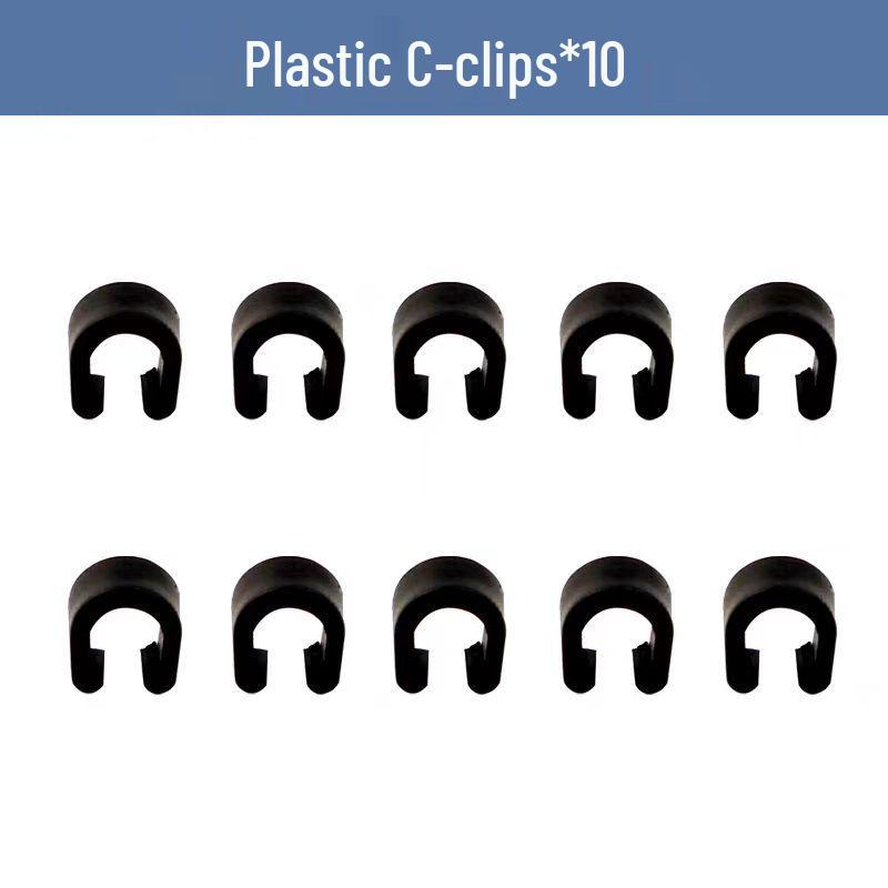 Mountain Bike Brake & Gear Cable Clip C/U-Type