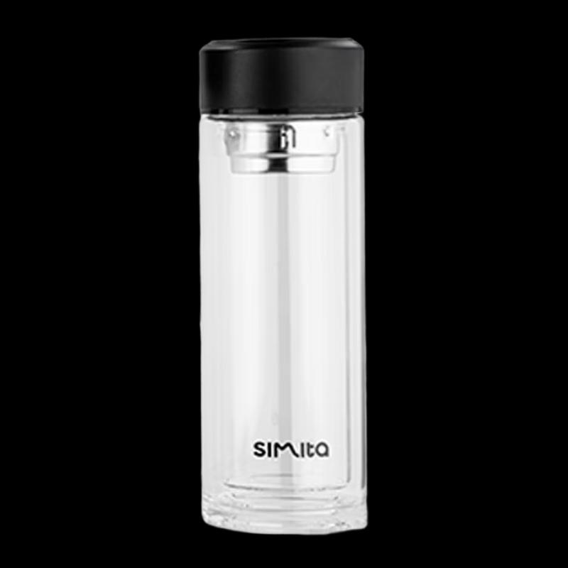 Schmidt Double-Layer Borosilicate Glass Tea Cup with Filter