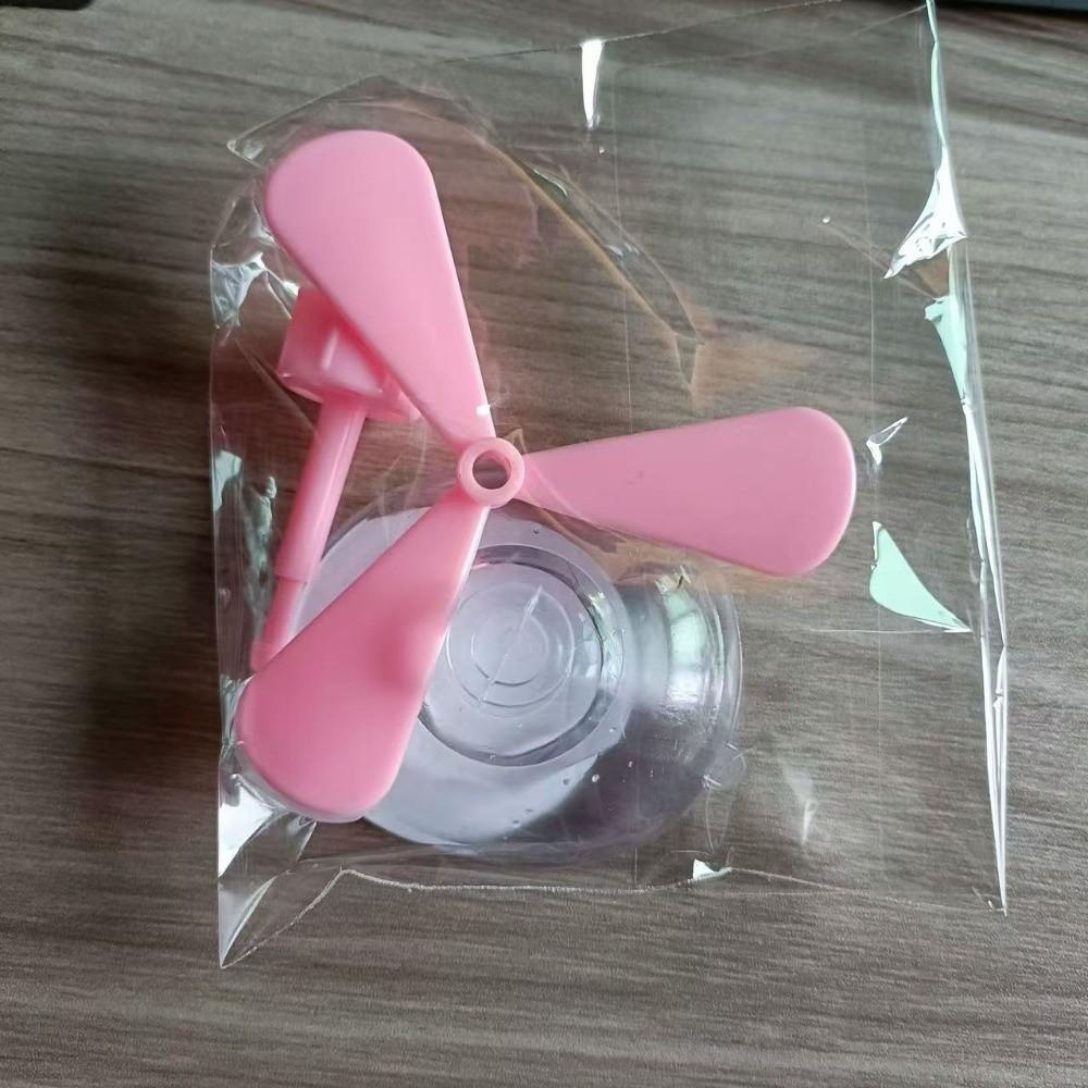 4pcs Plastic Bamboo Dragonfly Decor Sucker Mount Motorcycle Helmet Propeller  Helmet Accessories