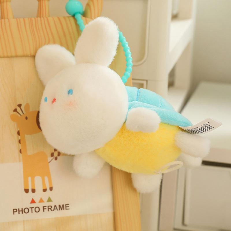 Entzückende Plüschhasenpuppe Niedlicher Plüschtier-Schlüsselanhänger Perfektes Geschenk für Freundin