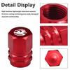 Auto-Logo Reifenventilkappenset Aluminiumlegierung Rad Staubdichte Ventilkappenhülle Für Vauxhall Tigra Corsa VXR Astra D G J H Zafira