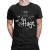 Mens Help IM Still At the Cottage Heated Rivalry T Shirts 100 Cotton Tops Novelty Short Sleeve O Neck Tees Adult TShirt