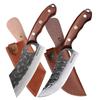 Sharp Boning Knife Butcher's Meat Cleaver Stainless Steel Chef's Knife Hand-forged Hammered Kitchen Knives Fruit Slicing Knife