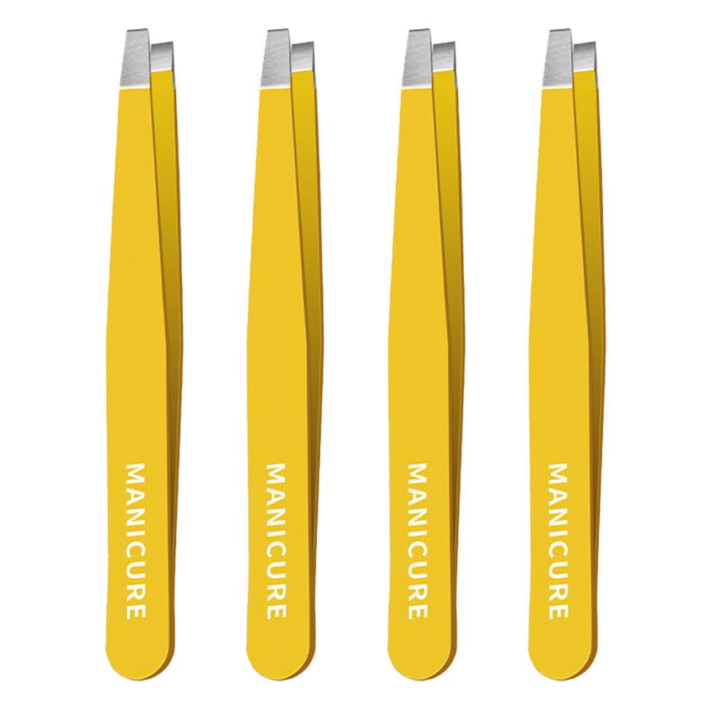 2/4 Stück Beauty-Tools Augenbrauenpinzetten-Set Edelstahl Haarentfernungsclip für Gesichtshaare Wimpern Augenbrauen Pinzette Professionelle Anfänger