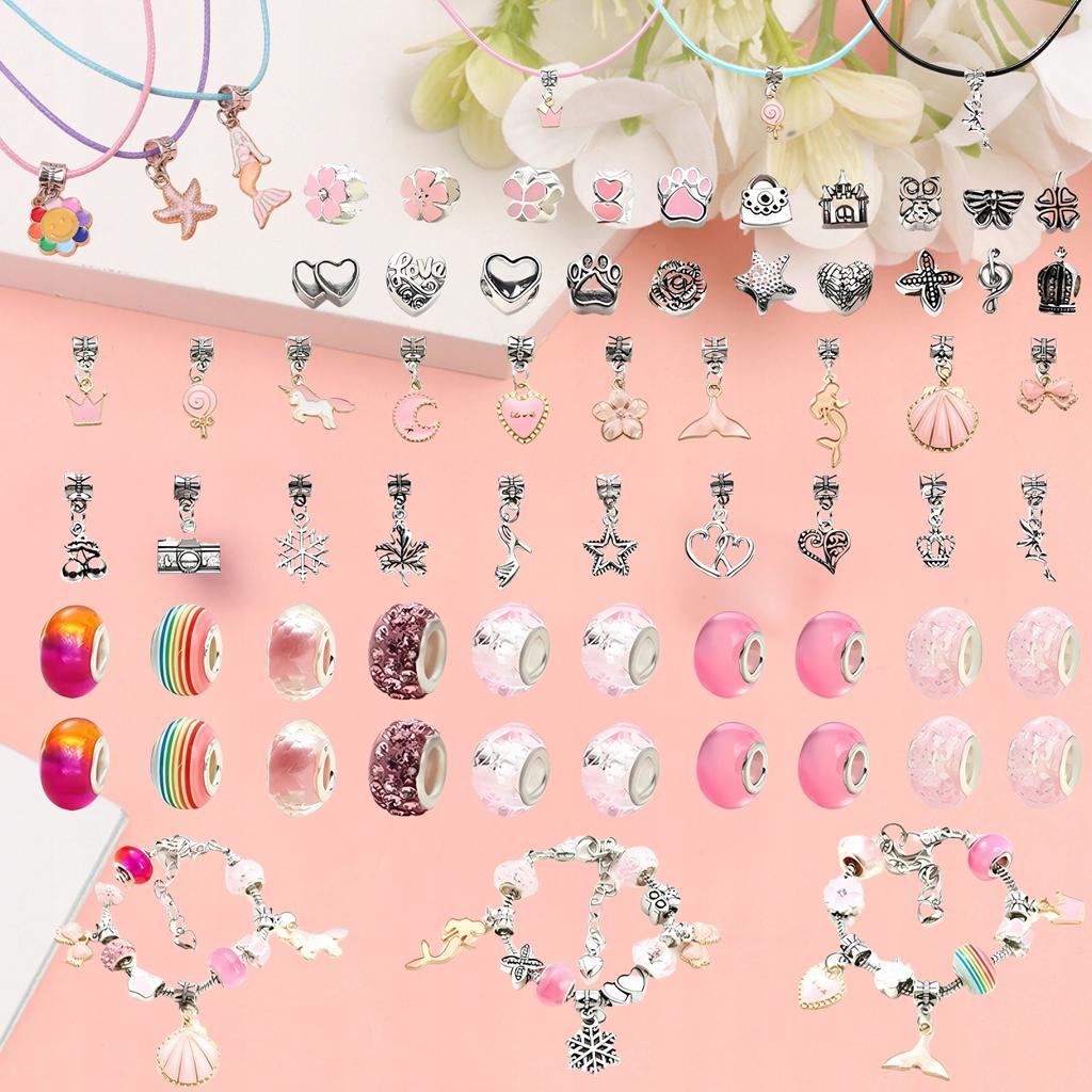 Jewelry Making Kit for Girls: Bracelets, Necklaces, Charms