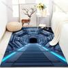 3D Raumschiff Luke Bedruckter Teppich für Schlafzimmer Wohnzimmer Nachttisch Sofa Fußmatte Moderne Heimdekoration Teppich Große Größe