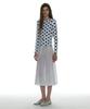 Partimento Woman Sheer Gored Midi Skirt_White