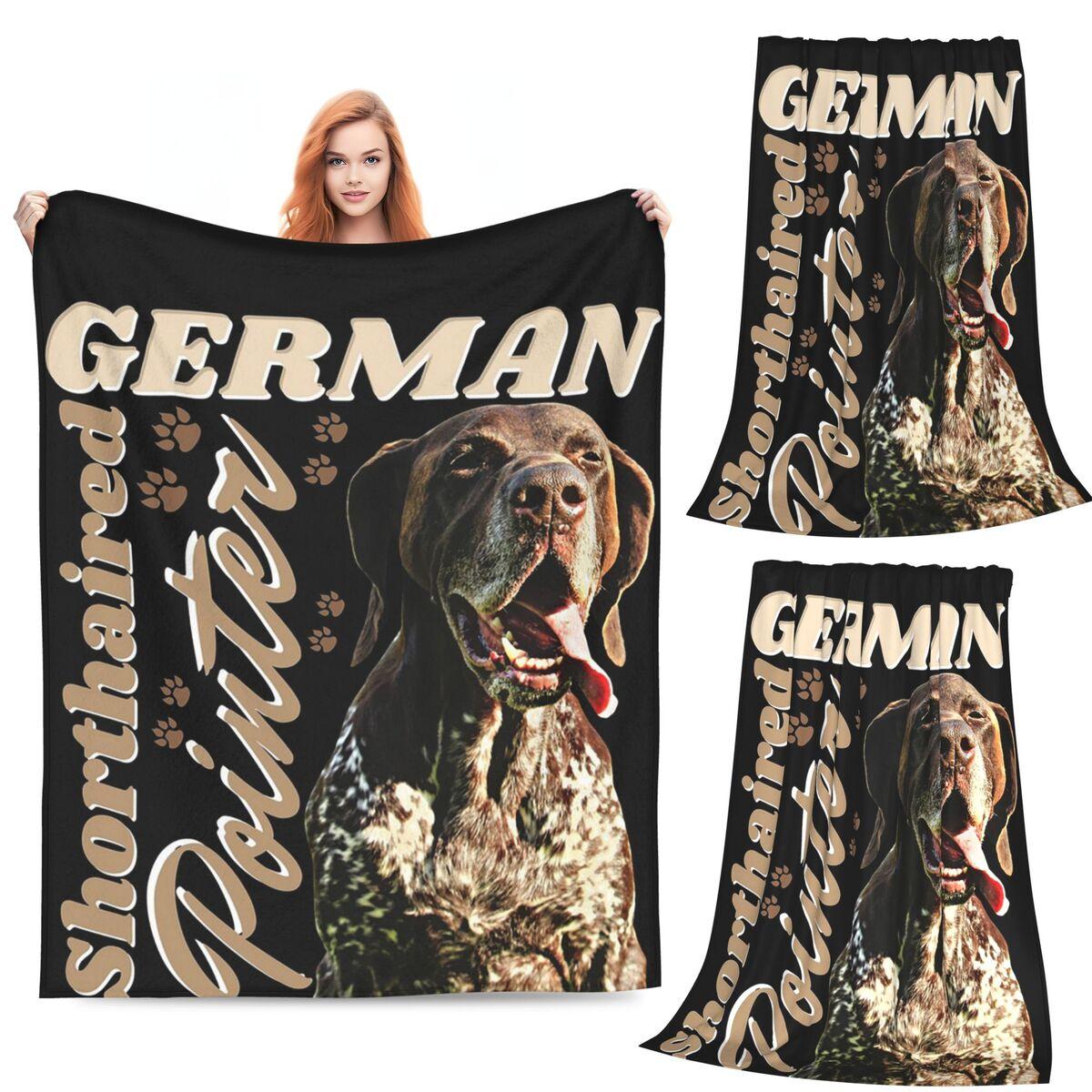 

Proud Pointer Lover Blankets Soft Warm Flannel Throw Blanket Bedspread for Bed Living room Picnic Travel Home Couch 80x120cm