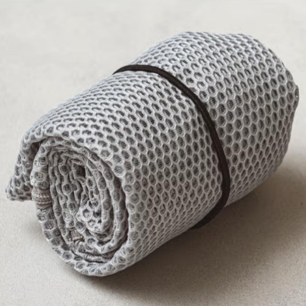 Travel Strap Mesh Pouch L Gray