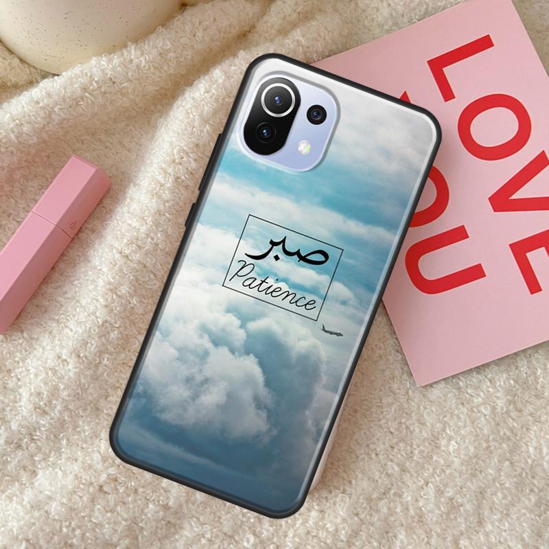 Sabr Patience Back Case For POCO X4 Pro F1 F2 F3 X3 GT M3 M4 X3 Pro Cover For Xiaomi 11T 12 Pro 11 Lite