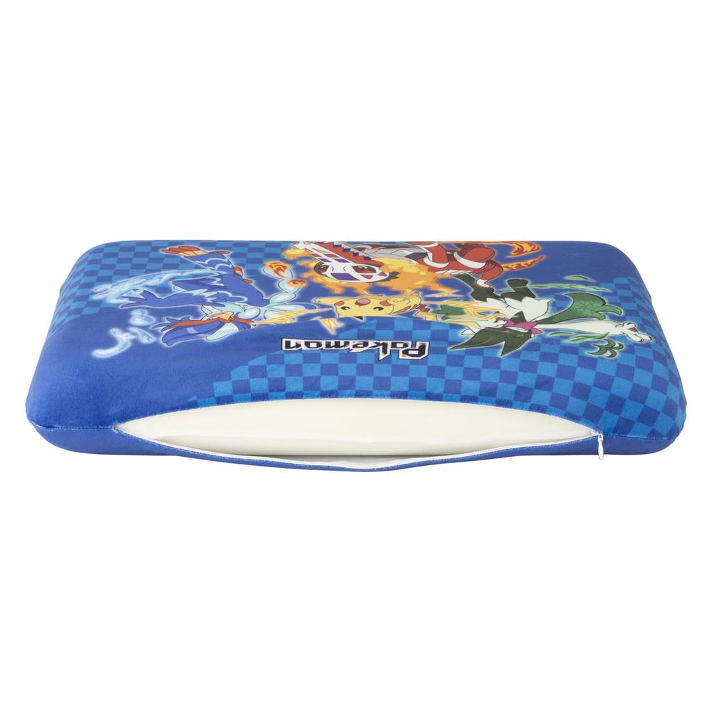 MORIPiLO Memory Foam Pokemon Design and Smooth Side Sleeper Suitable for Children and Pokemon Morishita Pillows Pillow, (Soft Pillow), Compatible,