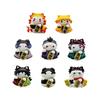 Demon Slayer Lucky Cat Anime Figure Blind Box Rengoku Tanjiro Inosuke Kawaii Cute Model Toy Desktop Car Ornaments Birthday Gift