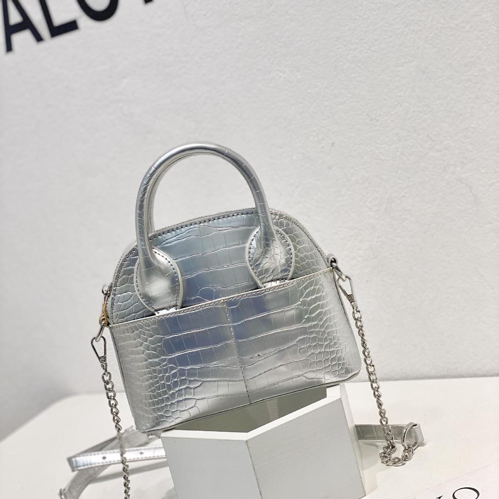 Bags Women'S Crocodile Pattern Handbags Shell Bags Chain Bags Crossbody Bags Niche Commuter Bags Women'S Bags