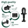 Pack of 12 Universal RVs Vent Cover Locking Clips High Strength Plastic Fastener Clips Latches for Bumpy Road Conditions