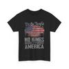 No Kings In America Shirt, No Kings USA Flag Shirt