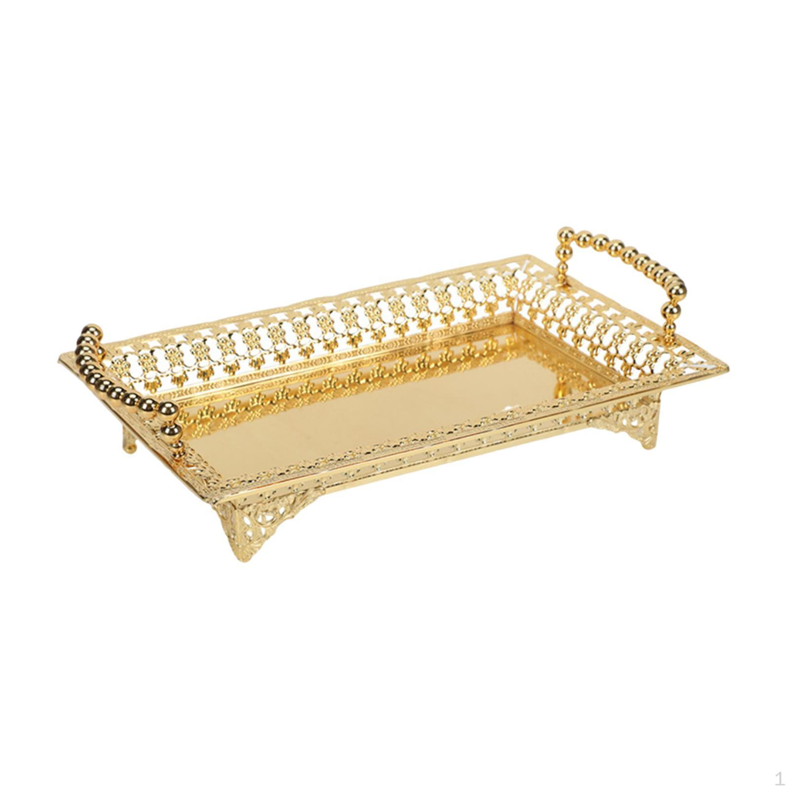 

Декоративный поднос для подачи закусок и хранения косметики в домашних условиях