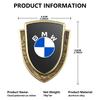 Car Metal Shield Emblem Side Fender Body Trunk Badge Sticker For BMW M3 M5 X3 E93 F10 F20 F30 F40 F15 F25 F26 F31 F49 F86 HF6