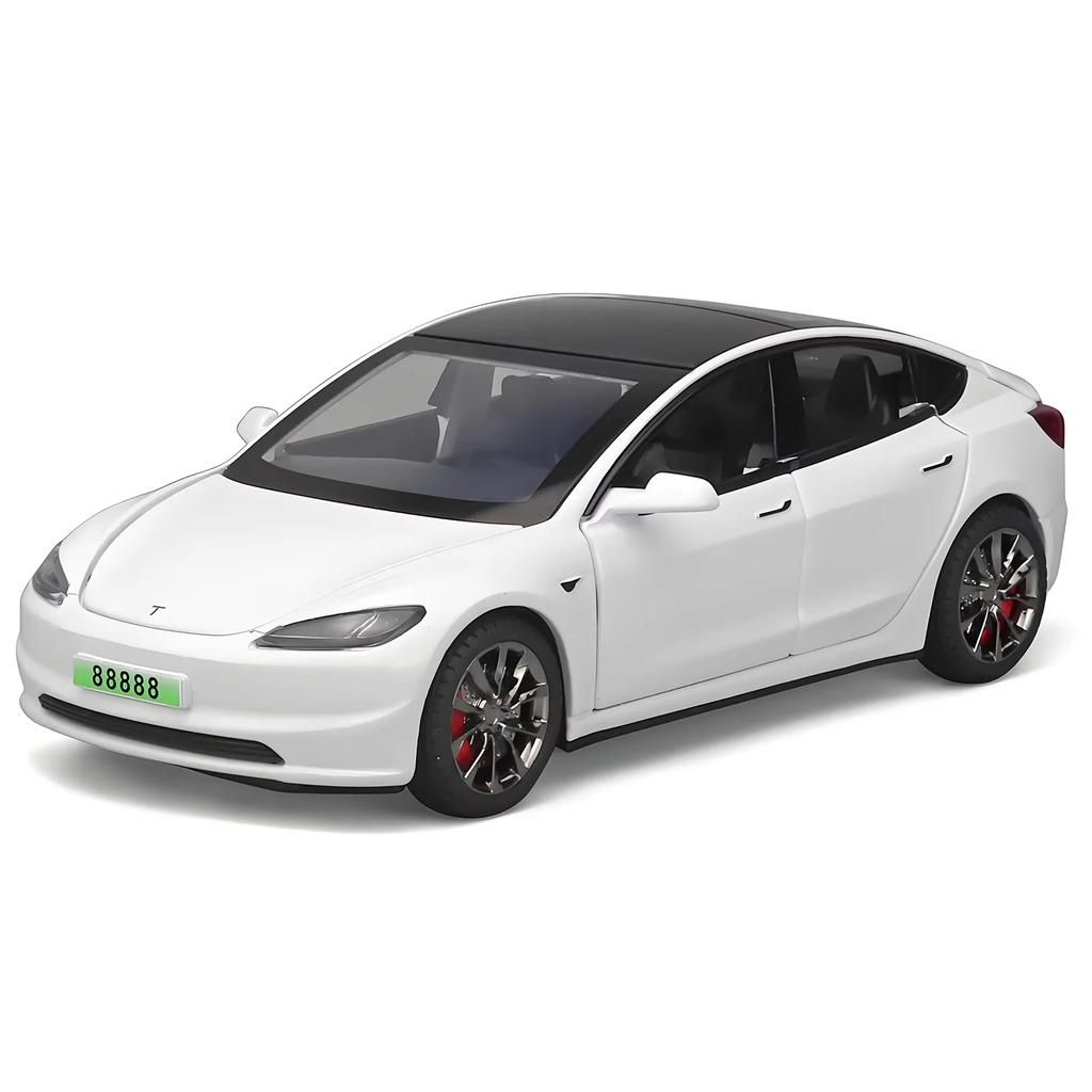 VKYA1 1/32 Tesla Cybertruck Modell 3 Modell S Modell X Modell Y Spielzeugauto Diecast Metall Off Road Sammlung Rückzieher Sound Licht Geschenk Junge
