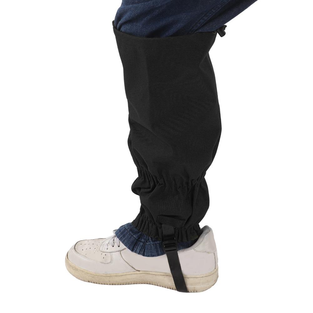 1 Pair Durable Oxford Cloth Boot Cover Waterproof Sand Proof Legging Gaiters Adjustable Straps Breathable Boot Gaiters Hiking