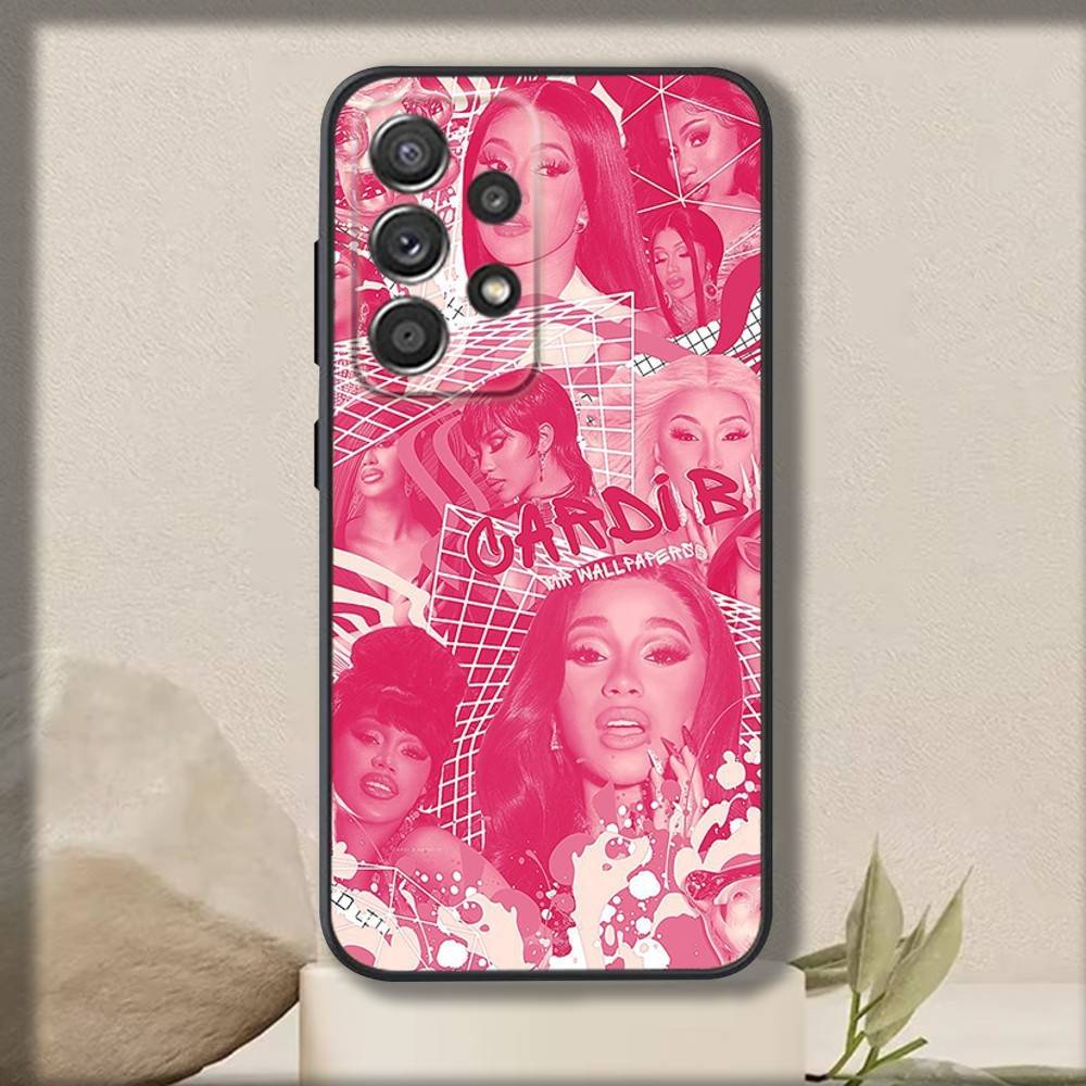 

C-Cardi B Am I The D-Drama Phone Case For Samsung S 25,24,23,22,30,21,10,9,Ultra,Plus,Lite,FE,4,5 G Soft Black Case Samsung S105G