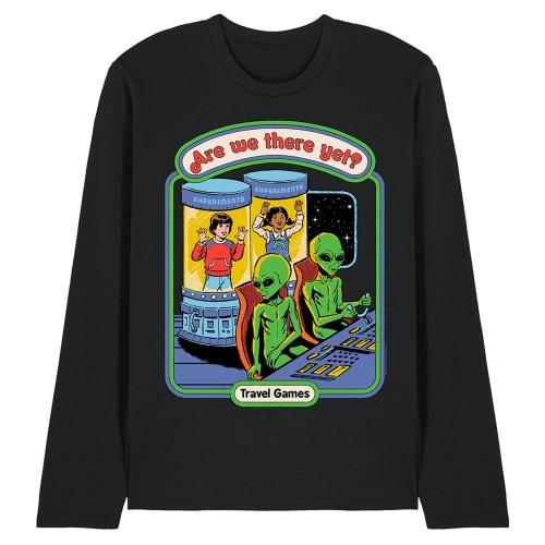 Steven Rhodes Unisex Adult Are We There Yet? Long-Sleeved T-Shirt