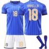 2026 FIFA World Cup Italy Football Jersey for Kids and Adults RAFA BARELLA #18