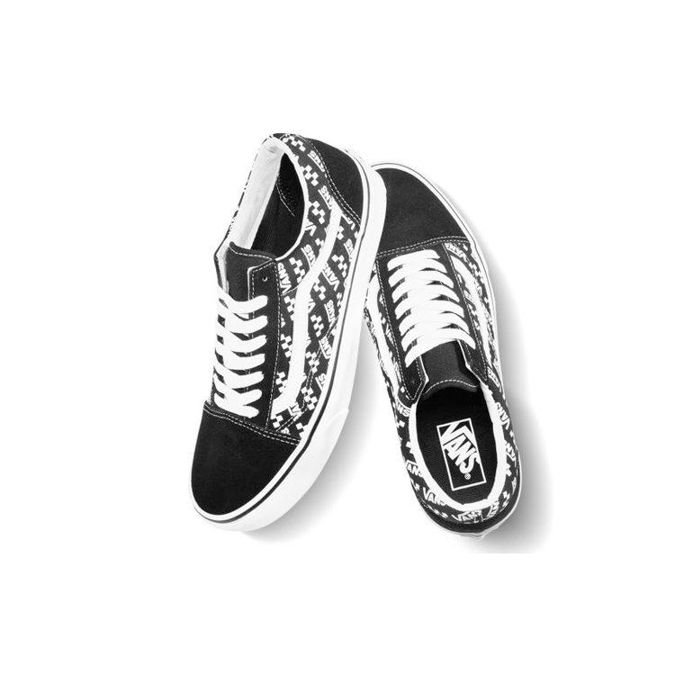 Old Skool Vans 'Logo Repeat - Black' VN0A4U3BTEZ