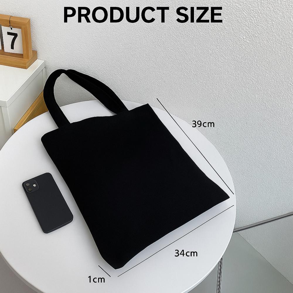 Die ultimative K-Pop Dämonenjäger Crossover Canvas-Tasche: HUNTRIX X SAJA BOYZ Power Pack Öko-Tasche - schwarz