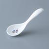 NARUMI Ramen Bowl Blue Floral 20cm 4-Piece Set with Ladles