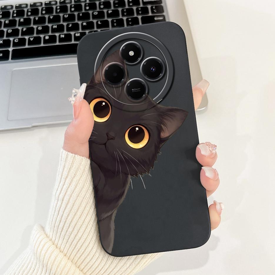 For Xiaomi Redmi 14C Case PocoC75 Cute Panda Cartoon Cover Soft TPU Phone Case For Xiaomi Poco C75 C 75 Redmi14C Back Cover Bags